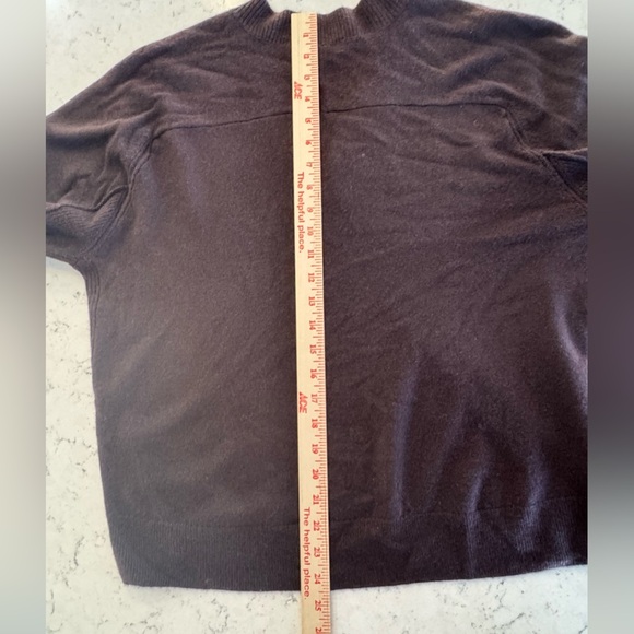 MADEWELL Women’s Cashmere V-Neck Sweater Size Small brown / molasses color - Picture 12 of 15